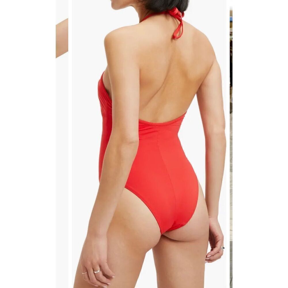 $130 Leilani Halter Neck One-Piece Swimsuit size 2 m8 - Picture 6 of 7